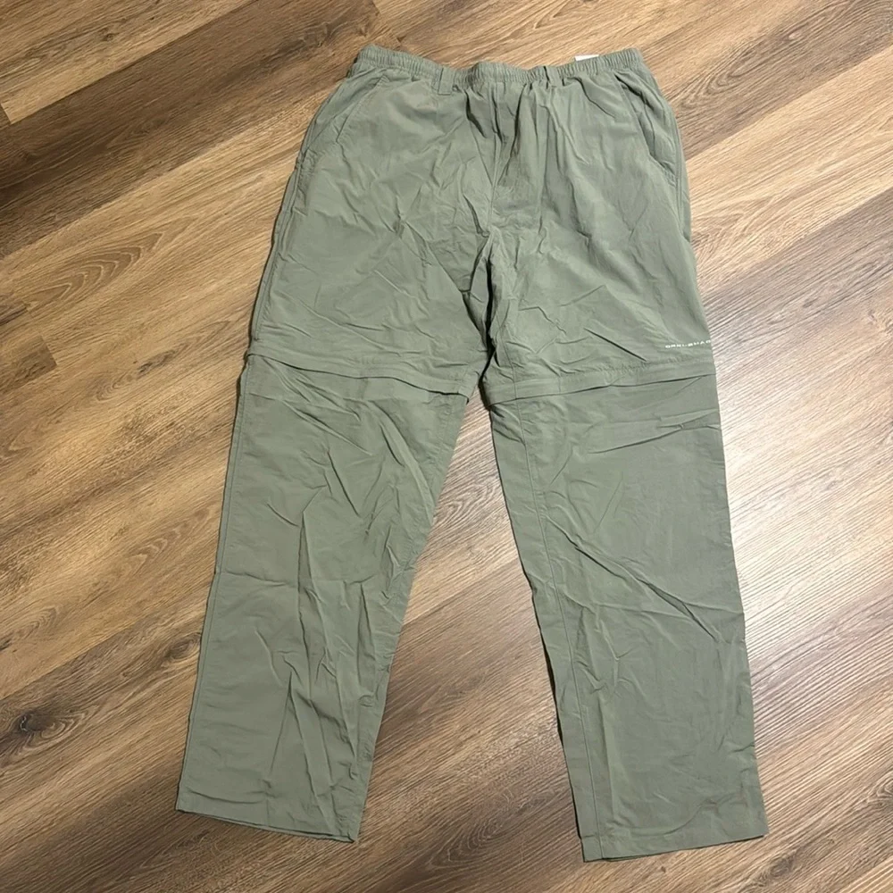 Columbia PFG Backcast Convertible Pants outdoors hiking fishing size XL 32 long‎